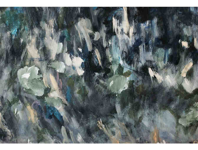 'Night Garden' Original Painting by John Pagano