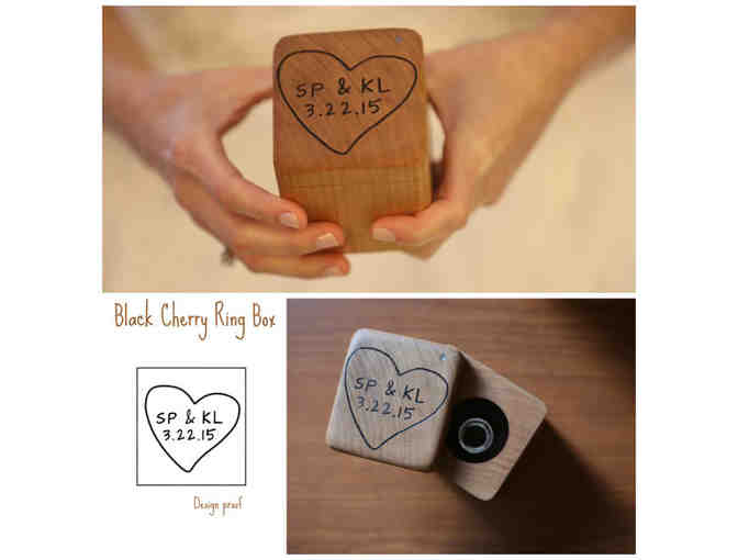 Personalized Wood Ring Box