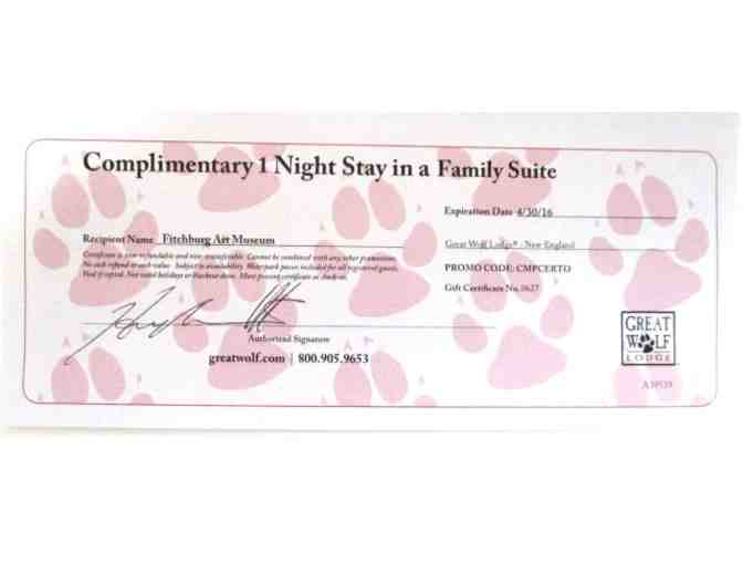 Win an overnight in a Family Suite at Great Wolf Lodge New England