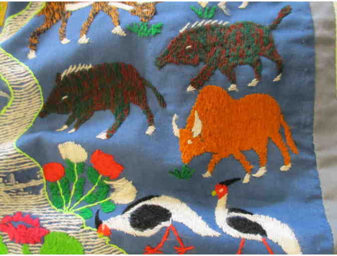 Hmong Needlework Story Cloth - Animals