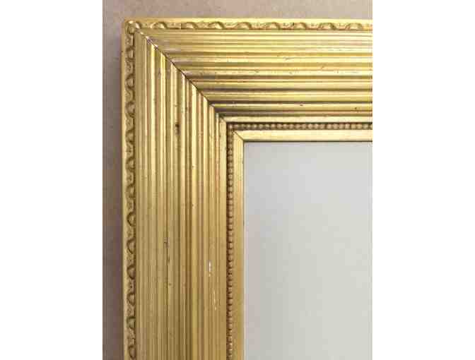 Beautiful Gold Leaf Frame with Beveled Mirror