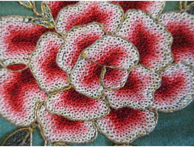 Chinese Seedstitch Embroidery Panel