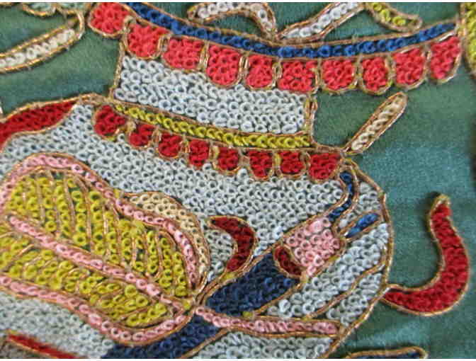 Chinese Seedstitch Embroidery Panel