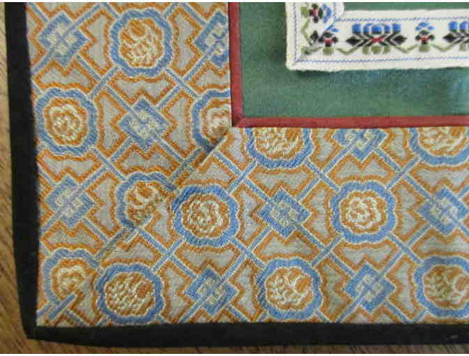 Chinese Seedstitch Embroidery Panel