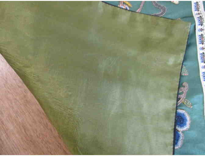 Chinese Seedstitch Embroidery Panel