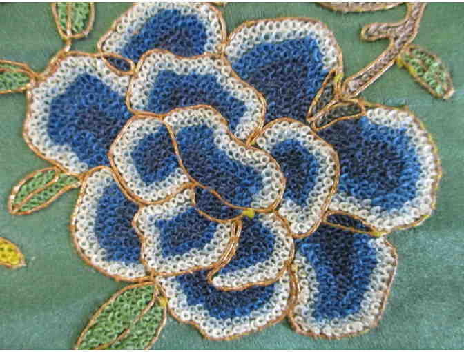 Chinese Seedstitch Embroidery Panel