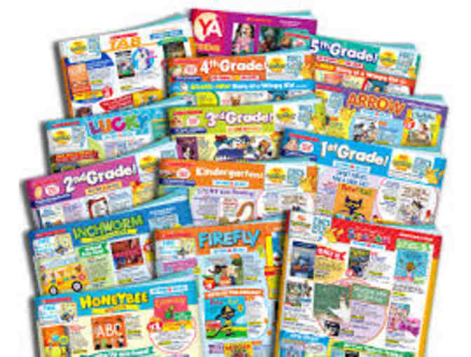 LIVE ONLY - TEACHER EXPERIENCE: SCHOLASTIC BOOKS BASKET ASSORTED WITH COLORING GOODIES