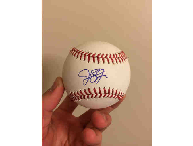 Autographed Baseball by Red Sox Player Jackie Bradley Jr.