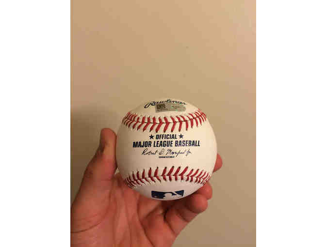 Autographed Baseball by Red Sox Player Jackie Bradley Jr.