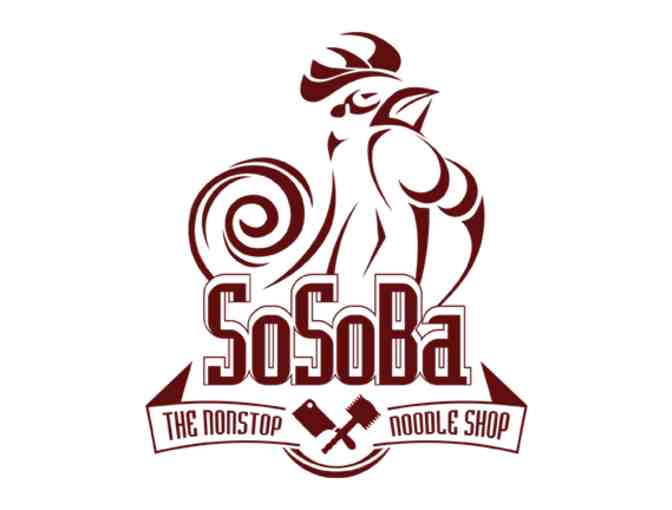 SoSoBa 10 $25 Gift Certificates