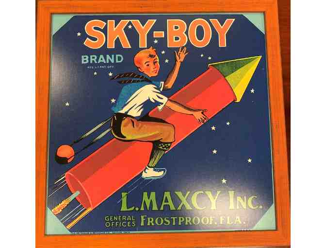 26" Enlarged Label Print Framed - Sky Boy - Photo 1