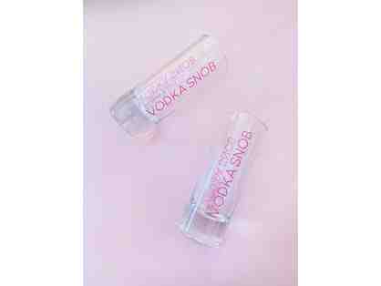 Vodka Snob Shot Glass Set and a bottle of Florida CANE Vodka