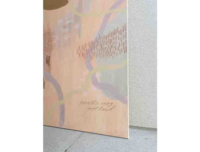 'Breathe Easy Rest Hard' Canvas Painting