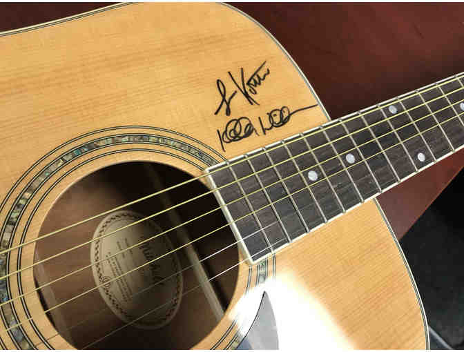 Autographed Leo Kottke and Keller Williams Guitar