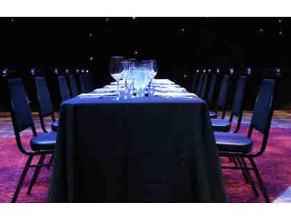 Dinner for 10 on the Florida Theatre stage with a Behind the Scenes Tour