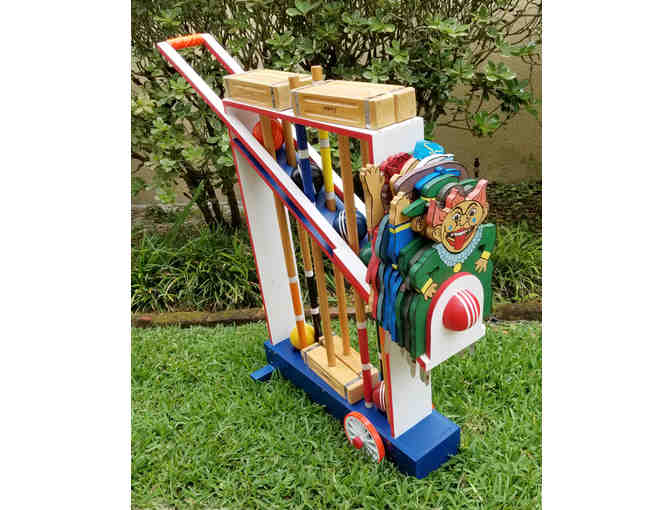 Croquet Party and Yard Art Tour with Wayne and Lana Wood