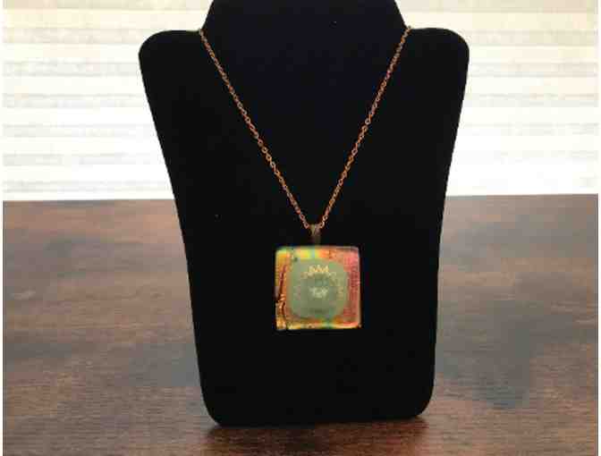 Bee and Thistle Glass Summer Pendant