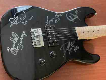 REO Speedwagon Autographed Guitar