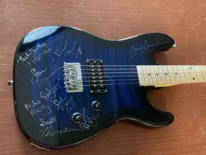 Pure Prairie League and Firefall Autographed Guitar