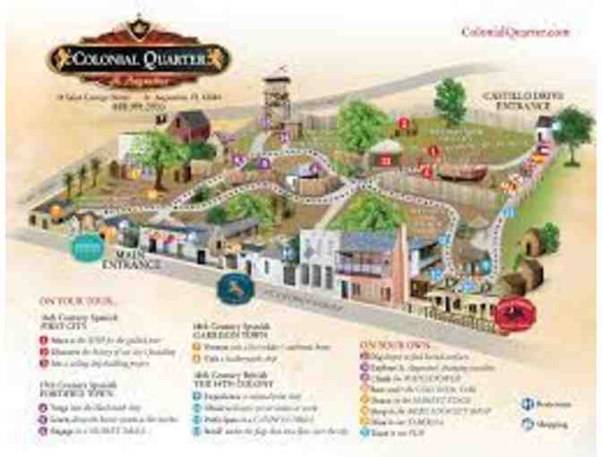 2 Passes to Colonial Experience and Pirate and Treasure Museum in St. Augustine