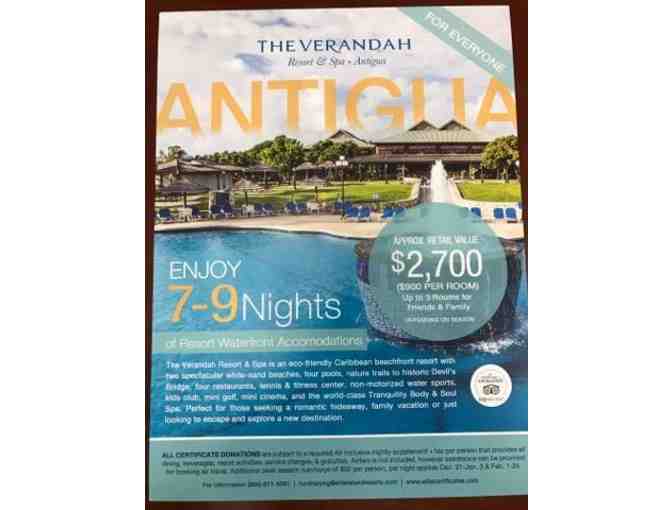 7-9 night stay at The Verandah