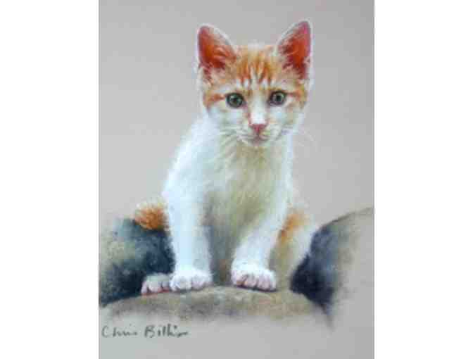 Custom Pastel Portrait of a Dog or Cat by Christine Billis