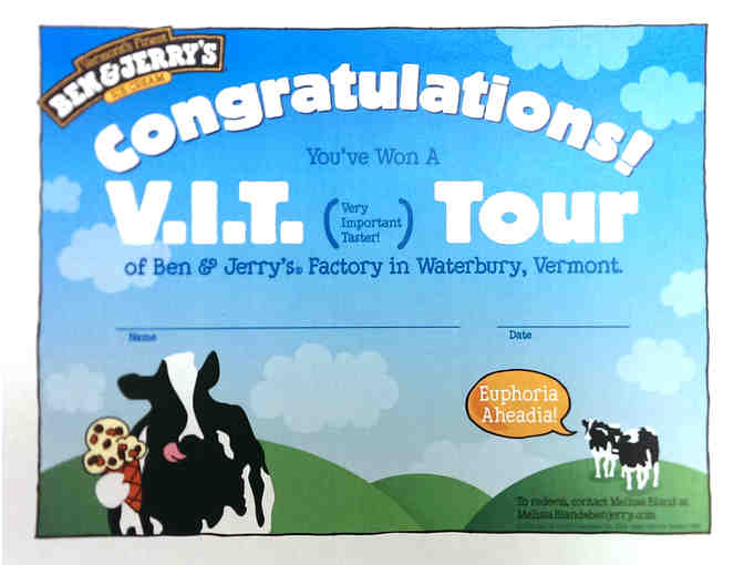 Ben & Jerry's Amazing Bag of Goodies Plus VIP Tour