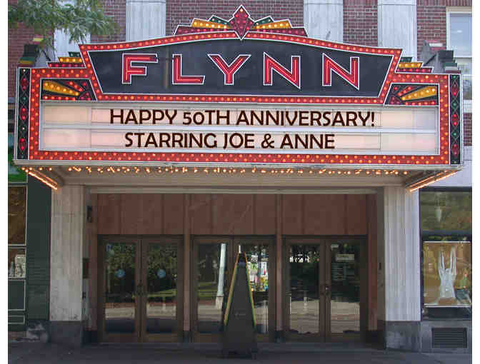 Your Personal Message on the Flynn Marquee for A Day