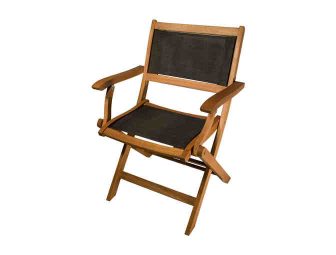 Sea Breeze Folding Armchairs, Set of 2