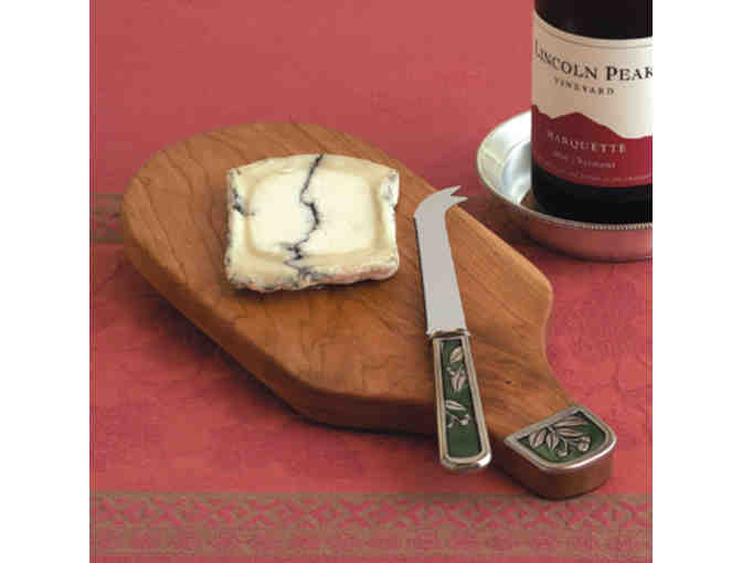 Danforth Pewter - Botanica / Green Cheese Board & Spreader