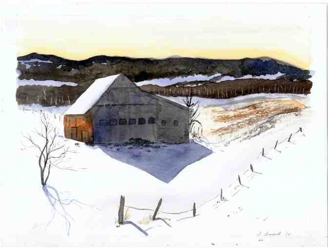 Waitsfield Barn, Fine Art Print, by Amanda Amend
