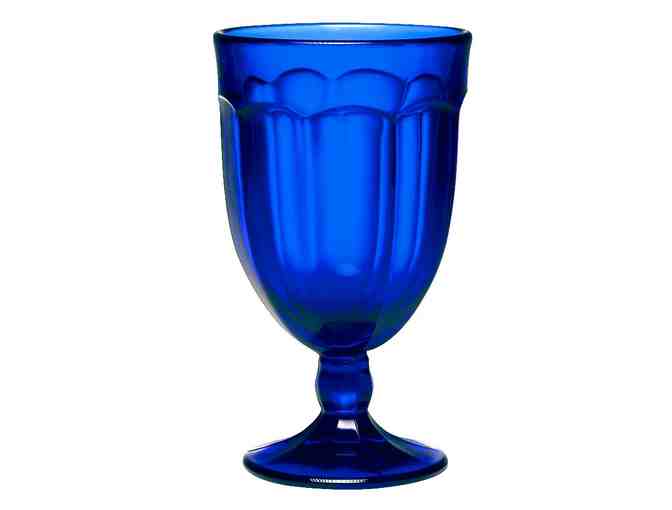 Mosser Glassware Set in Cobalt Blue from The Vermont Country Store
