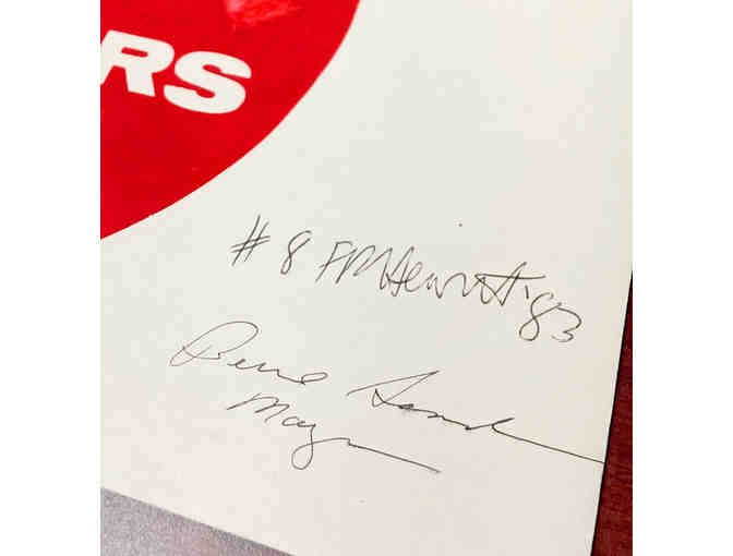 Original Signed Monoprint for Bernie Sanders 1983 Mayoral Campaign