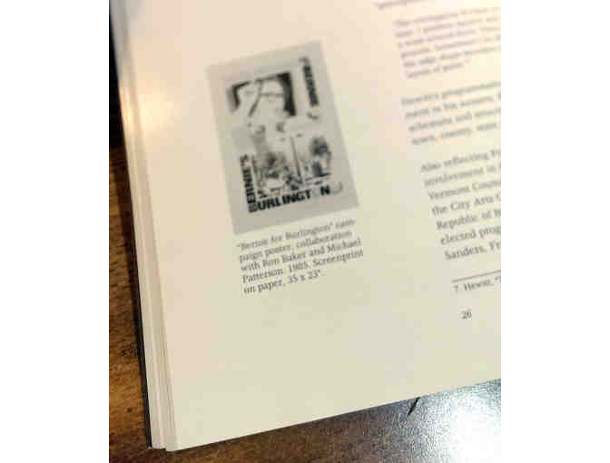 Original Signed Monoprint for Bernie Sanders from 1985 Mayoral Campaign