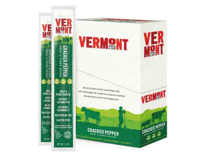 Vermont Smoke & Cure Cracked Pepper Beef & Pork Meat Sticks