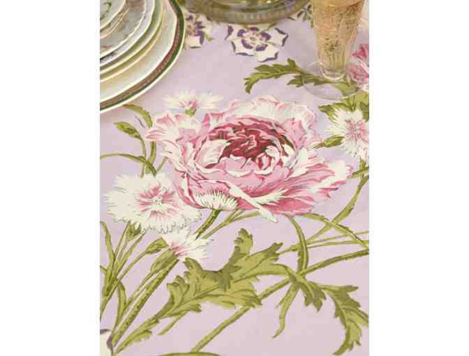 April Cornell Rose Nouveau 60x90 Tablecloth and 8 Napkins