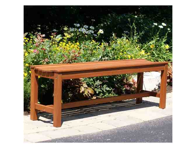 3-Person Eucalyptus Backless Bench