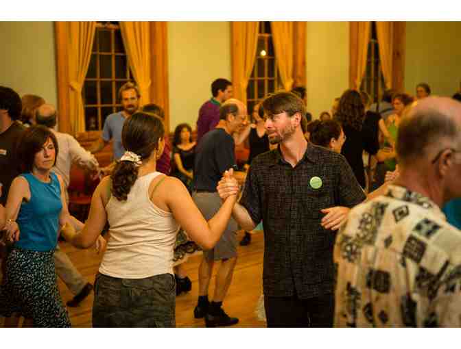 Certificate for bearer and 1 Guest admission to QCC Contradance