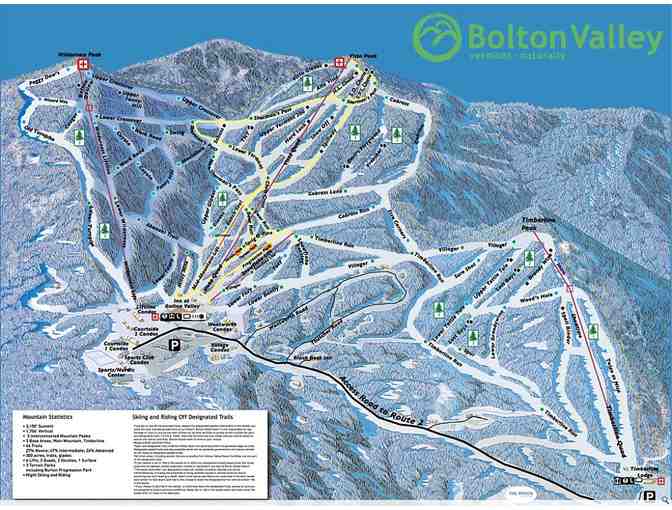 Bolton Valley  Pair of Lift Tickets