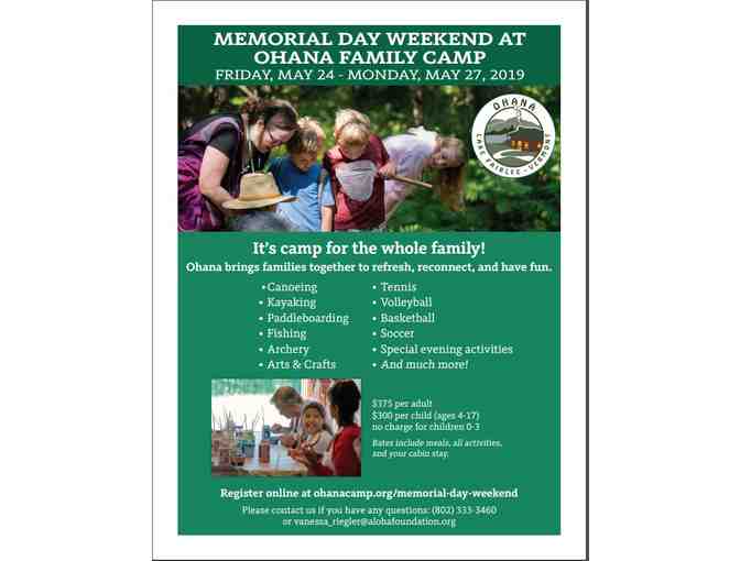Ohana Family Camp  - Memorial Day Weekend Stay