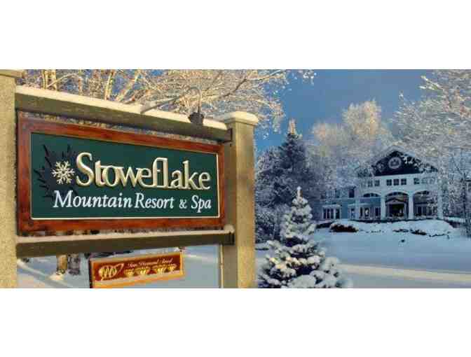 Stoweflake Mountain Resort and Spa One Night Stay with Breakfast & Spa Access for Two