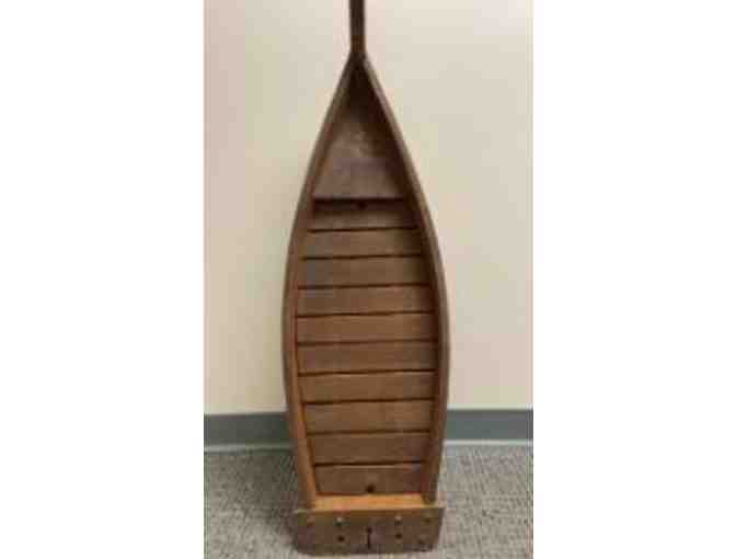 Hand Carved Wooden Boat from Japan - Photo 1