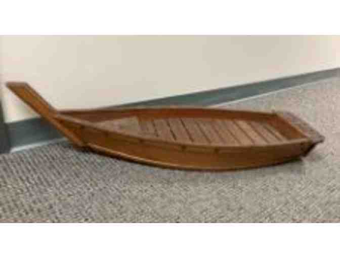 Hand Carved Wooden Boat from Japan - Photo 2