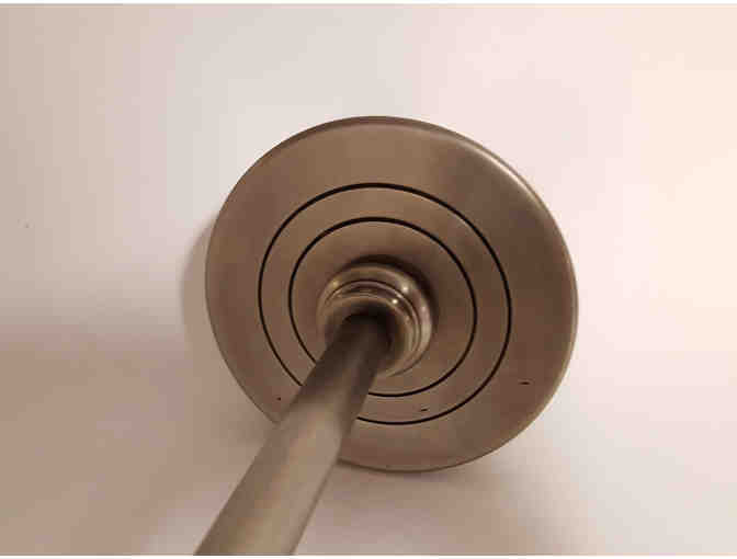 Brass Pendant Light with Glass Shade