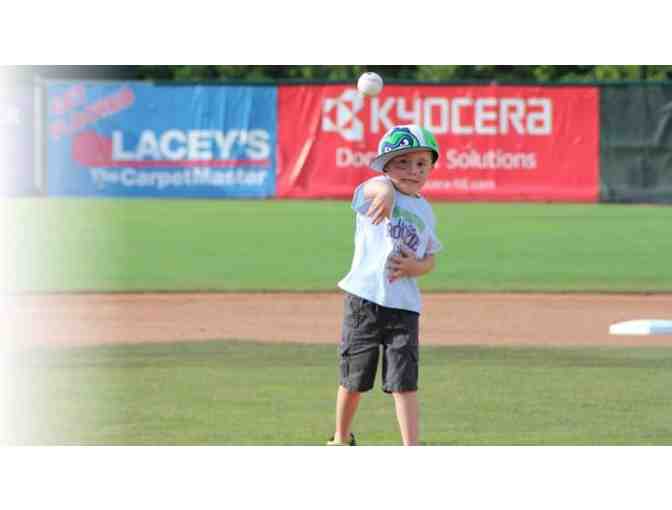 First Pitch Experience at a Lake Monsters Game includes Baseball Hat and Champ Bobble-head