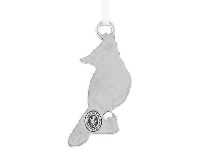 Blue Jay Pewter Ornament by Danforth Pewter
