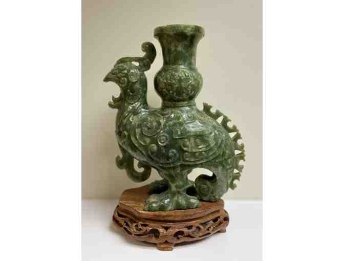 Green Serpentine Vase - Photo 1