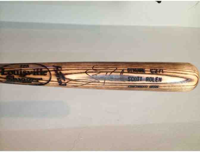 Scott Rolen autographed bat