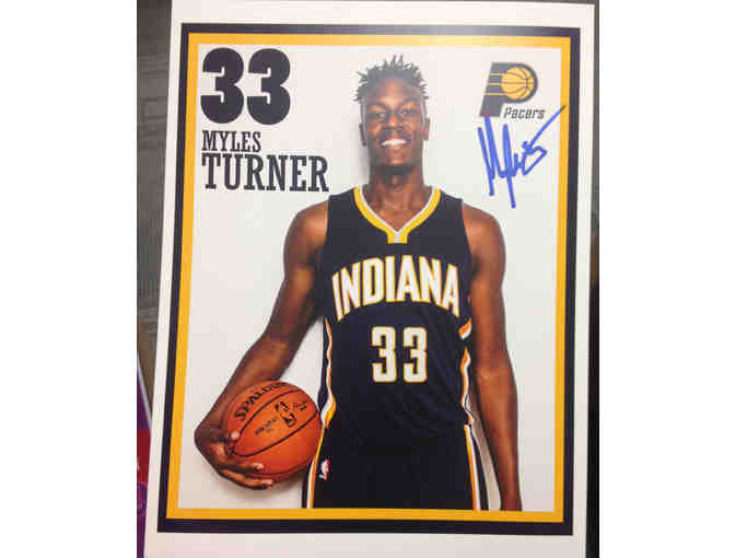 Autographed Pacer's Players Photographs