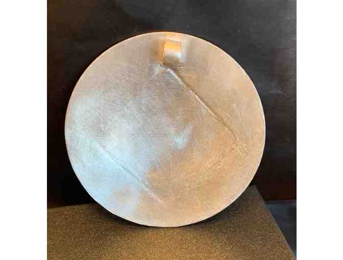 Handmade Argentium Round Pendant